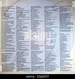 Deniece Williams: 1988. LP inner sleeve 1 : As Good As It Gets Stock Photo