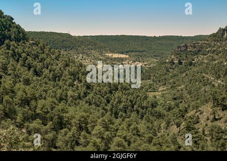 Valdecabras is a Spanish town in the province of Cuenca, autonomous community of Castilla-La Mancha, Spain Stock Photo