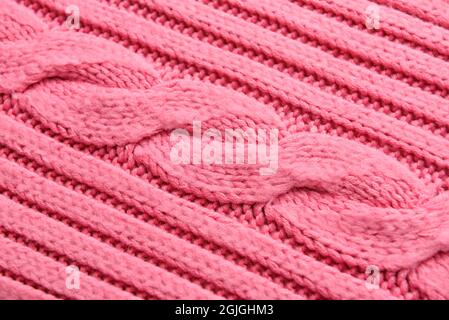 Texture of knitted fabric as background Stock Photo