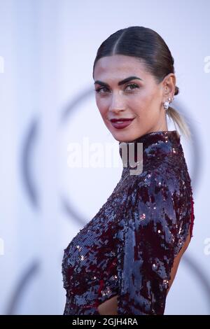 Venice, Italy. 09th Sep, 2021. Melissa Satta attending the America Latina Premiere as part of the 78th Venice International Film Festival in Venice, Italy on September 09, 2021. Photo by Paolo Cotello/imageSPACE/Sipa USA Credit: Sipa USA/Alamy Live News Stock Photo