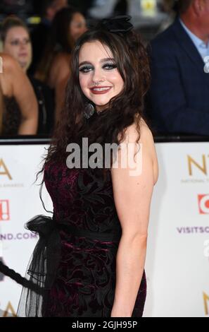 September 9, 2021, London, UK Mollie Gallagher arriving at the National Television Awards 2021, O2 Arena, London. Credit: Doug Peters/EMPICS/Alamy Live News Stock Photo