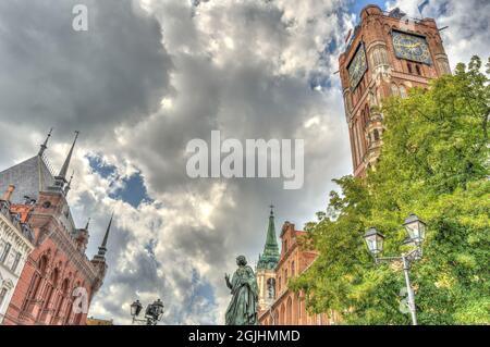 Torun Old Town, HDR Image Stock Photo