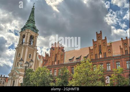 Torun Old Town, HDR Image Stock Photo