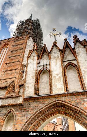 Torun Old Town, HDR Image Stock Photo