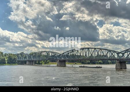 Torun Old Town, HDR Image Stock Photo