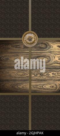 Printable wooden modern laminate door skin design and background wall paper Stock Photo