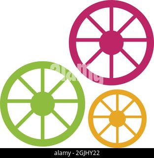 Movie maker company logo design vector template with using video recorder icon Stock Vector