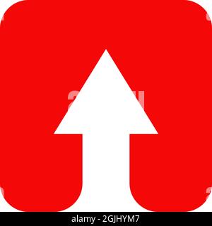 Upload icon logo design vector illustration template Stock Vector