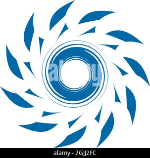 Twist icon logo design vector illustration template Stock Vector