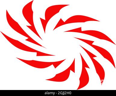 Twist icon logo design vector illustration template Stock Vector