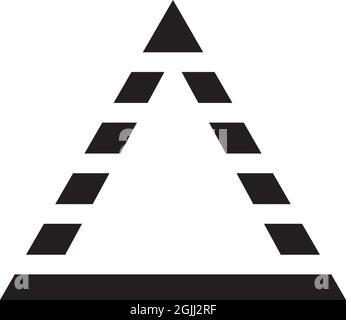 Triangle icon logo design inspiration vector template Stock Vector