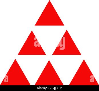 Triangle icon logo design inspiration vector template Stock Vector