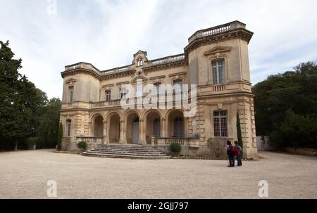 Chateau de Montauban in Fontvieille (second home of Alphonse Daudet Stock Photo