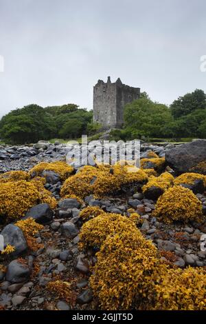 Moy Castle. Lochbuie. Isle of Mull. Argyll and Bute. Scotland. UK. Stock Photo