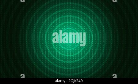 Binary code background. Data illustration. Matrix abstract concept. Digital cyber texture. Vector technology symbol Stock Vector