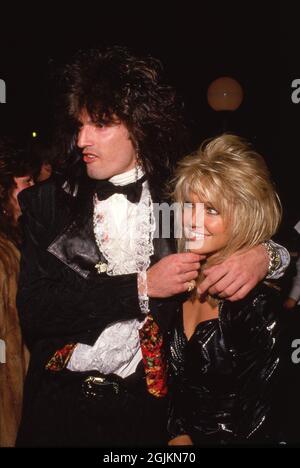 Tommy Lee and Heather Locklear at the Aaron Spelling Party March 11, 1986 Credit: Ralph Dominguez/MediaPunch Stock Photo