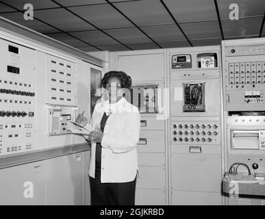 This file photo, dated June 2, 1977, is of Mary W. Jackson, who grew up in Hampton, Virginia and attended the historically black college Hampton Institute (now Hampton University), earning bachelor of science degrees in mathematics and physical science. After graduating from Hampton, Jackson took a rather circuitous route to becoming a celebrated NASA engineer - trainees had to take graduate level math and physics in after-work courses managed by the University of Virginia. At the time, the classes were held at then-segregated Hampton High School, and she needed special permission from the Ci