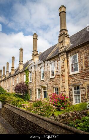 Vicars' Close, Wells, Somerset Stock Photo