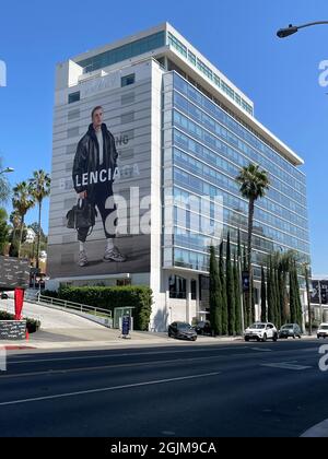 The Andaz Hotel on the Sunset Strip in Los Angeles, CA Stock Photo