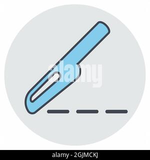 Icon Vector of Surgery - Color Mate Style - Simple illustration, Editable stroke, Design template vector, Good for prints, posters, advertisements, an Stock Vector