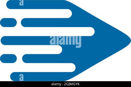 Speed icon logo design vector illustration template Stock Vector