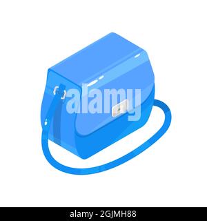 Bag in isometric style Stock Vector