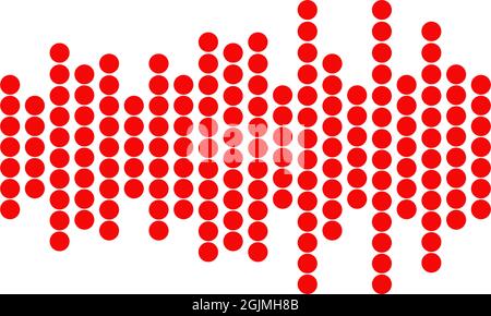 Sound wave music logo design vector illustration template Stock Vector