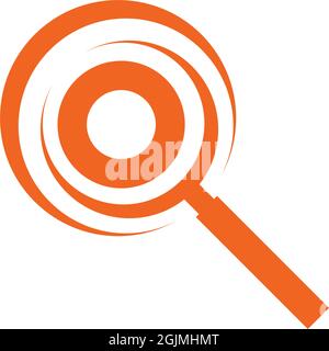 Search icon logo design vector illustration template Stock Vector