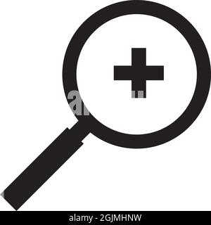 Search icon logo design vector illustration template Stock Vector