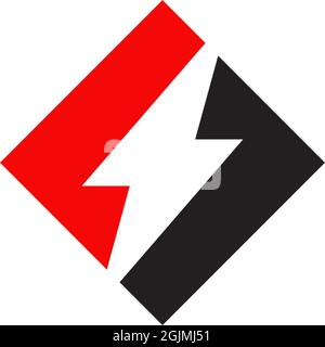 Rhombus shape icon logo design for business company vector template Stock Vector