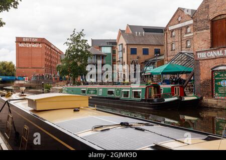 The Nottingham and Beeston canal, Nottingham Stock Photo