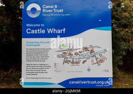 Castle Wharf Nottingham Stock Photo