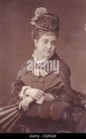 Portrait of Adelina Patti; Adelina Patti Stock Photo - Alamy