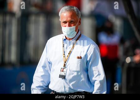CAREY Chase (usa), former Chairman and CEO Formula One Group FOG, portrait during the Formula 1 Heineken Gran Premio D'italia 2021, Italian Grand Prix, 14th round of the 2021 FIA Formula One World Championship from September 9 to 12, 2021 on the Autodromo Nazionale di Monza, in Monza, Italy Stock Photo