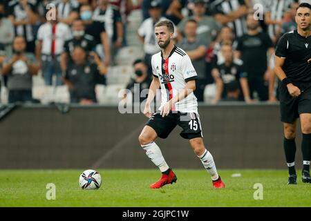 ISTANBUL, TURKEY - NOVEMBER 6: Miralem Pjanic of Besiktas JK during the  Super Lig match between Besiktas