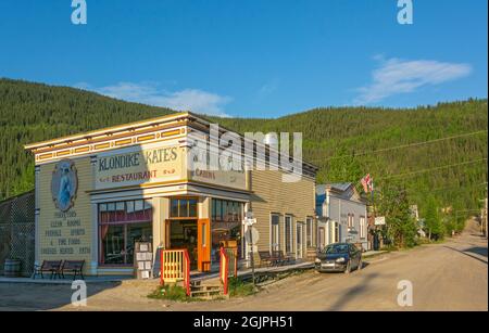 Canada, Yukon Territory, Dawson City, Klondike Kates Restaurant Stock Photo