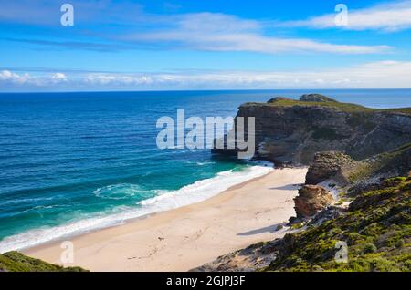 Diaz Beach South Africa next to Cape Point, Cape Town. one of the most beautiful and Popular beach on the world,  Stock Photo