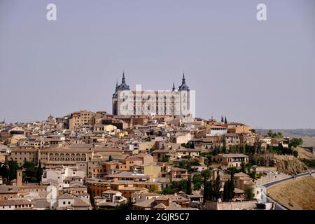 a view of the old city of Toledo, Spain Stock Photo