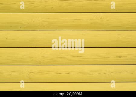 Yellow wooden boards background texture. Natural wooden background for banner. Happy summer juicy colour  Stock Photo