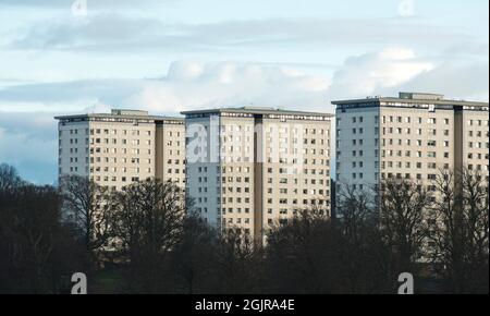 Callendar Park Towers Stock Photo