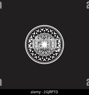 Medallion icon logo design vector illustration template Stock Vector