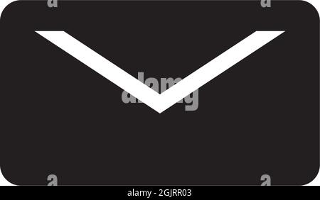 Mail icon logo design inspiration vector illustration template Stock Vector