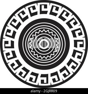 Medallion icon logo design vector illustration template Stock Vector