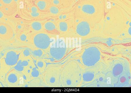 An abstract colorful marble tile background Stock Photo