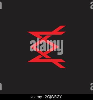 abstract letter km grunge design logo vector Stock Vector