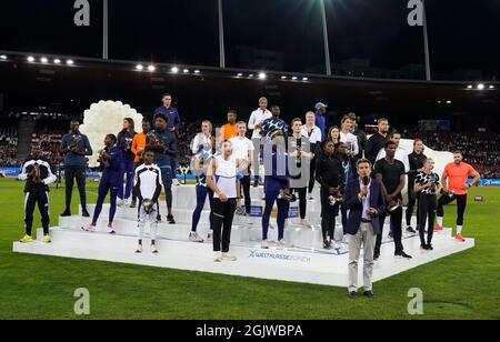 Zurich,,  09 Sep 2021  Seen in action during the Wanda Diamond League at Litzigrund Stadium Zurich Switzerland on September 09 2021 GlennSports Stock Photo