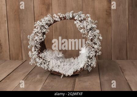 Rustic White Wreath