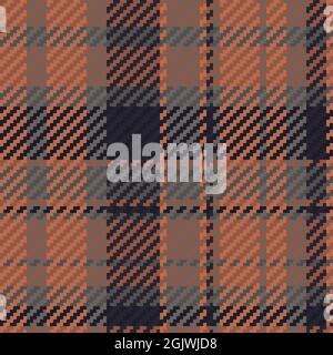 Seamless pattern of scottish tartan plaid. Repeatable background with check fabric texture. Flat vector backdrop of striped textile print. Stock Vector
