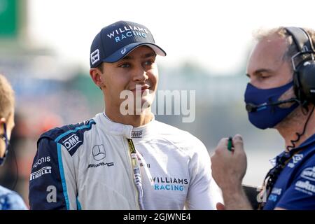 # 63 George Russell (GBR, Williams Racing), F1 Grand Prix of Italy at Autodromo Nazionale Monza on September 11, 2021 in Monza, Italy. (Photo by HOCH ZWEI) Stock Photo