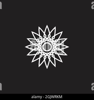 Flower of life design inspiration  vector illustration template Stock Vector